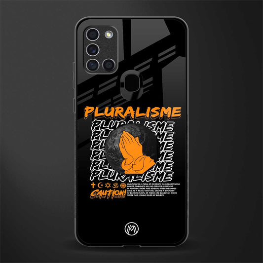pluralisme glass case for samsung galaxy a21s image
