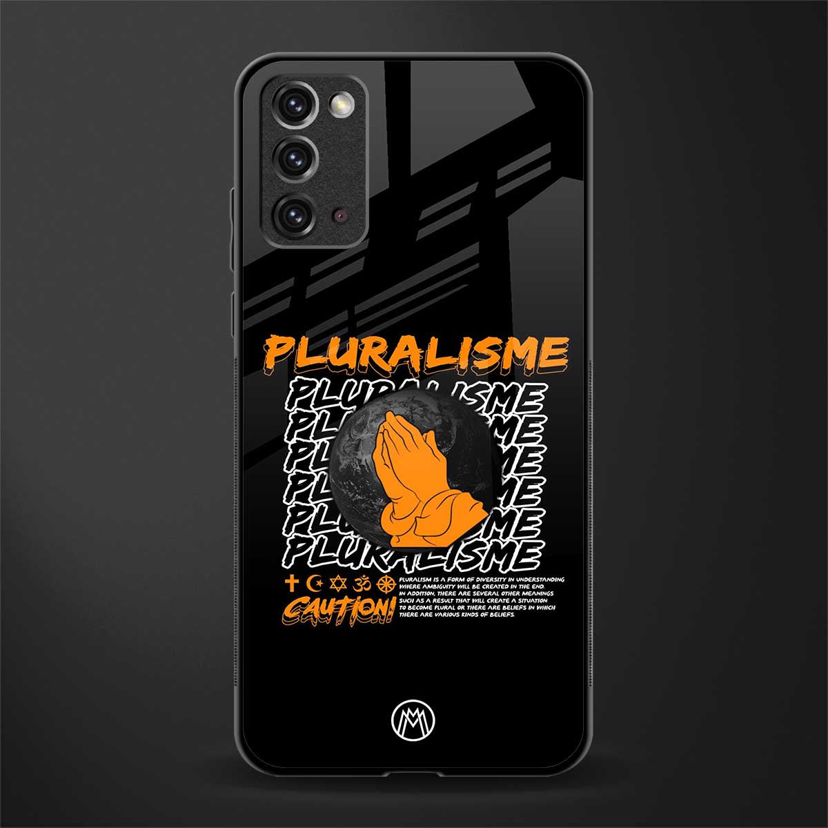 pluralisme glass case for samsung galaxy note 20 image