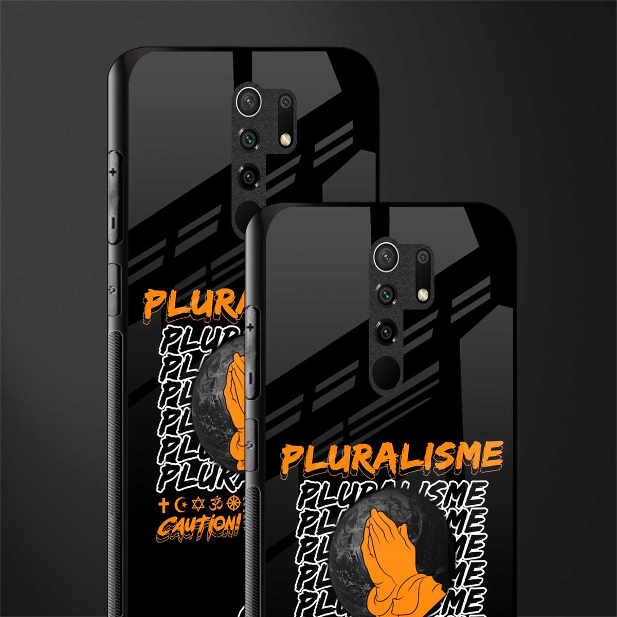 pluralisme glass case for redmi 9 prime image-2