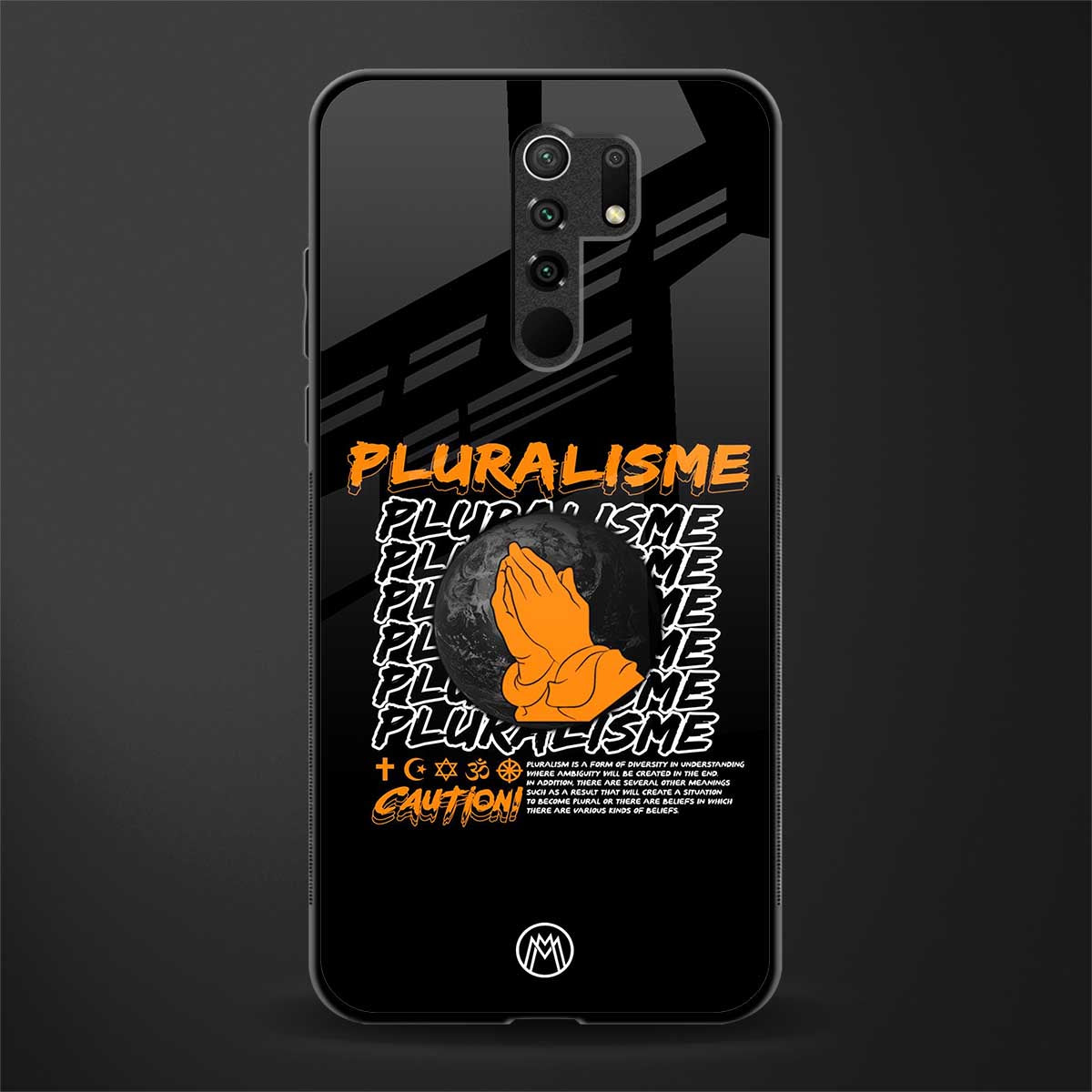 pluralisme glass case for redmi 9 prime image