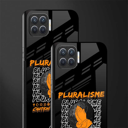 pluralisme glass case for oppo f17 pro image-2