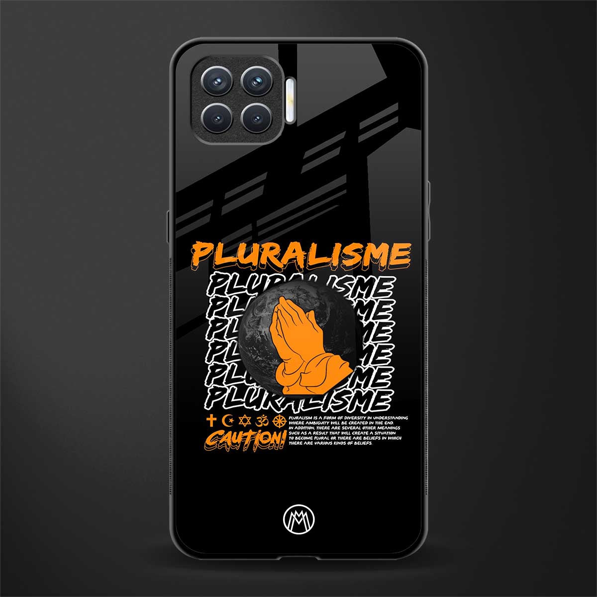 pluralisme glass case for oppo f17 image