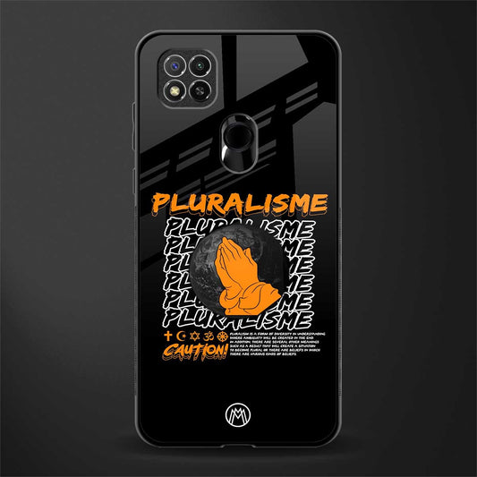 pluralisme glass case for redmi 9 image