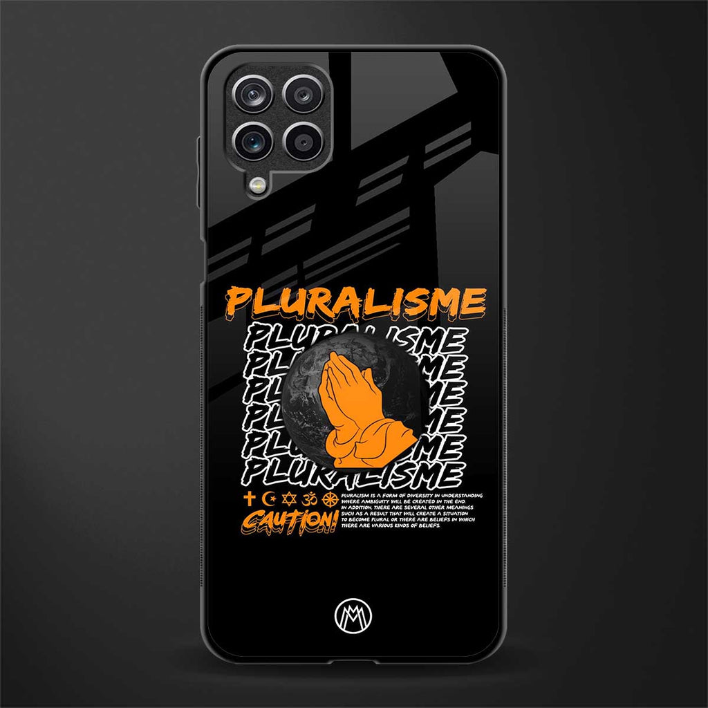 pluralisme glass case for samsung galaxy a12 image