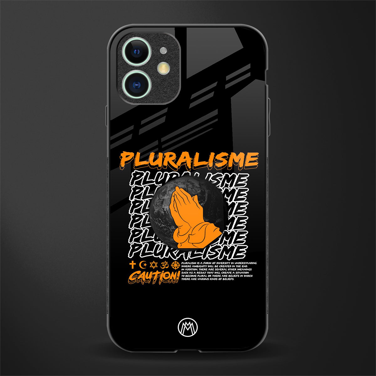 pluralisme glass case for iphone 11 image