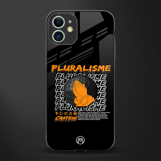 pluralisme glass case for iphone 11 image