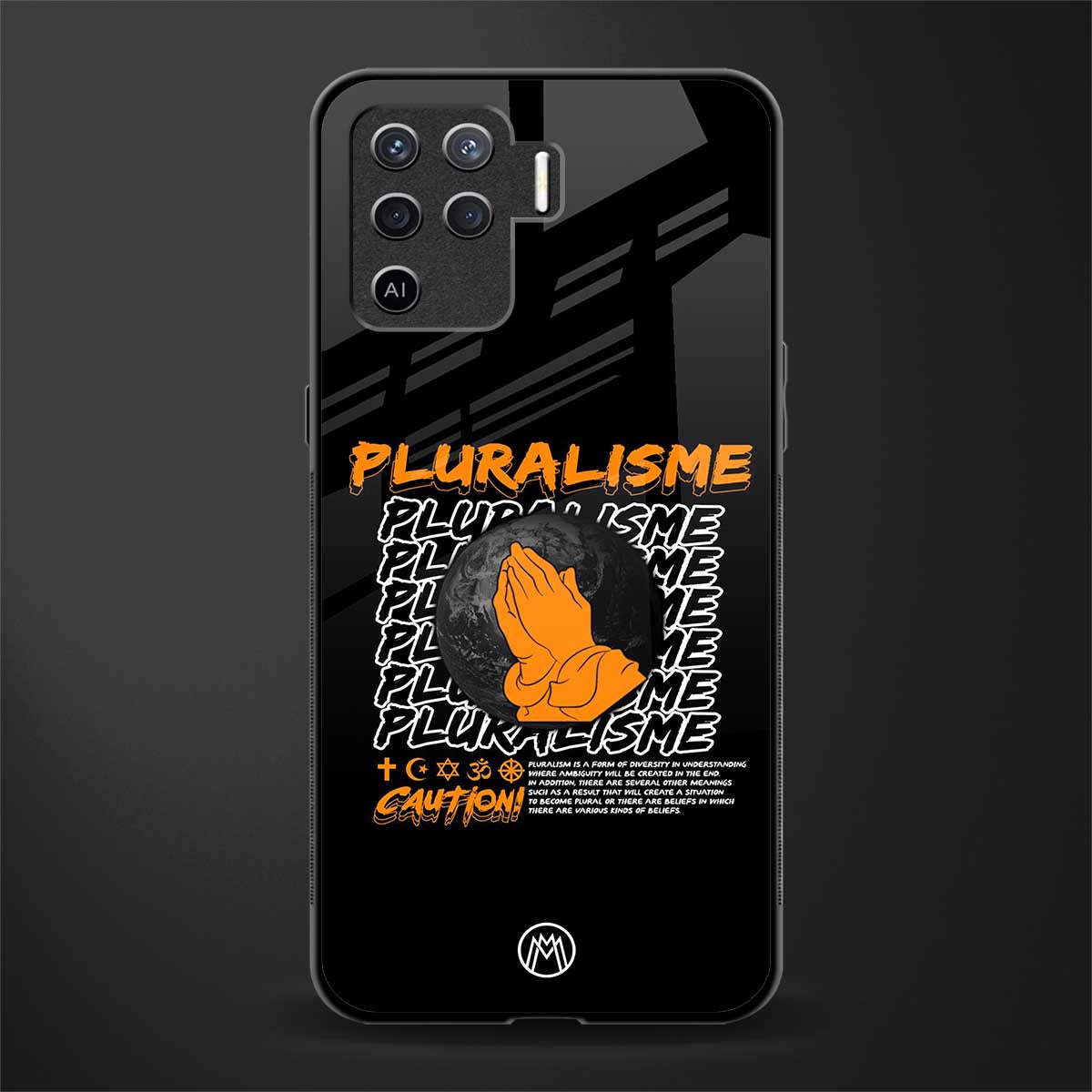 pluralisme glass case for oppo f19 pro image