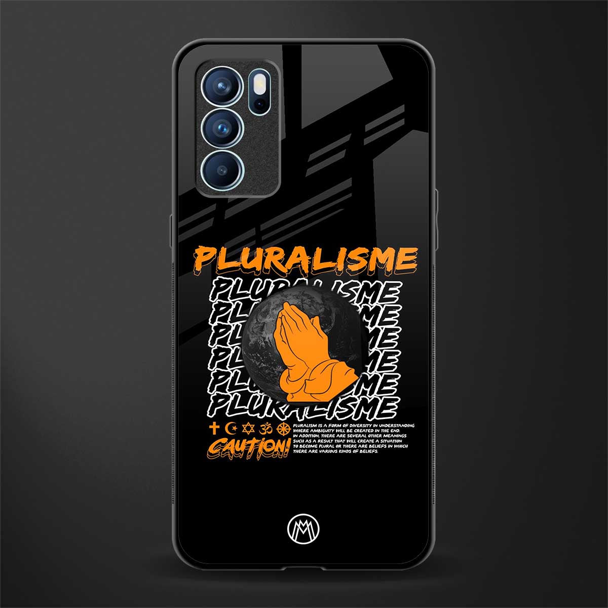 pluralisme glass case for oppo reno6 5g image