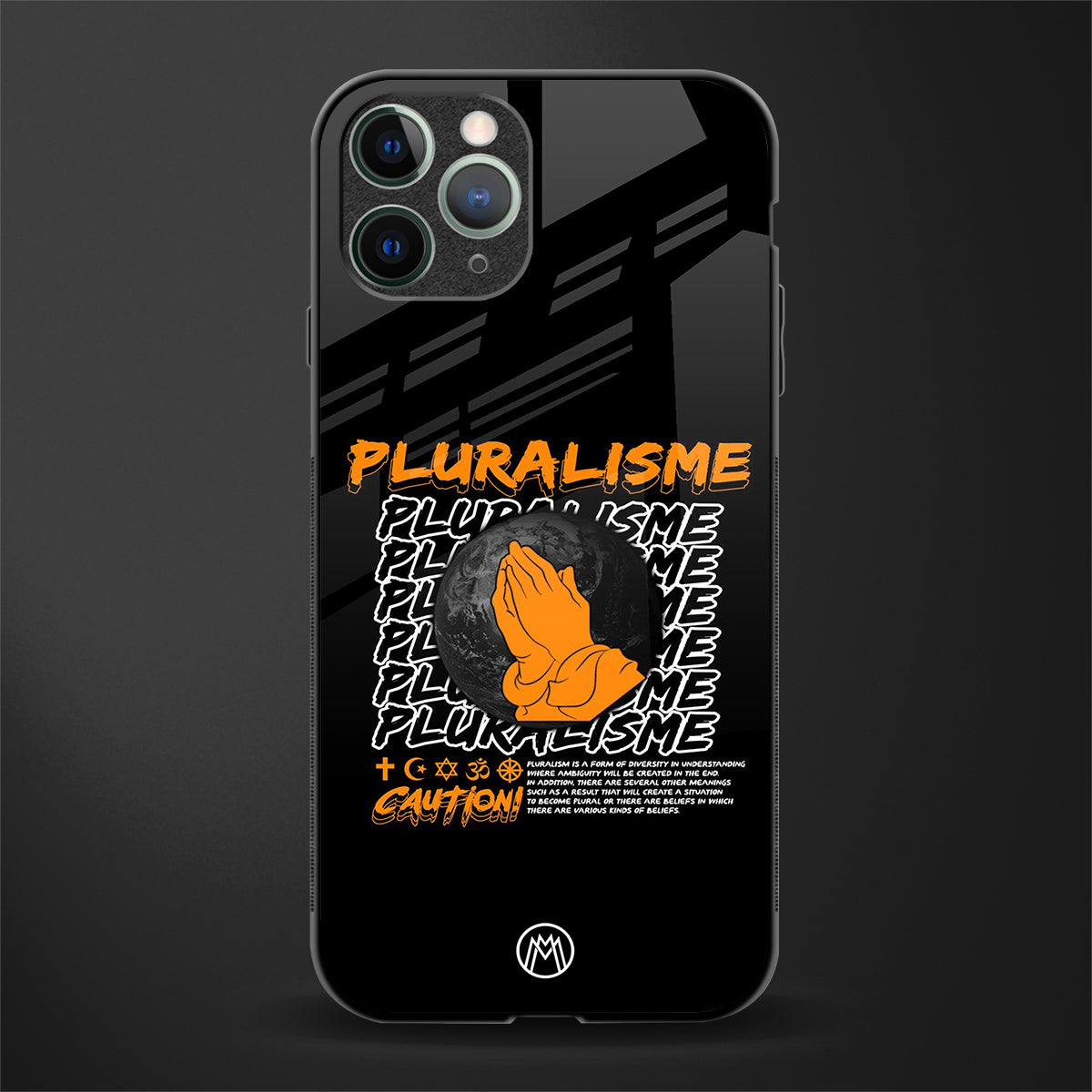 pluralisme glass case for iphone 11 pro image