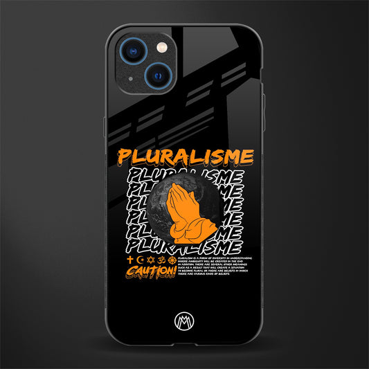 pluralisme glass case for iphone 13 image