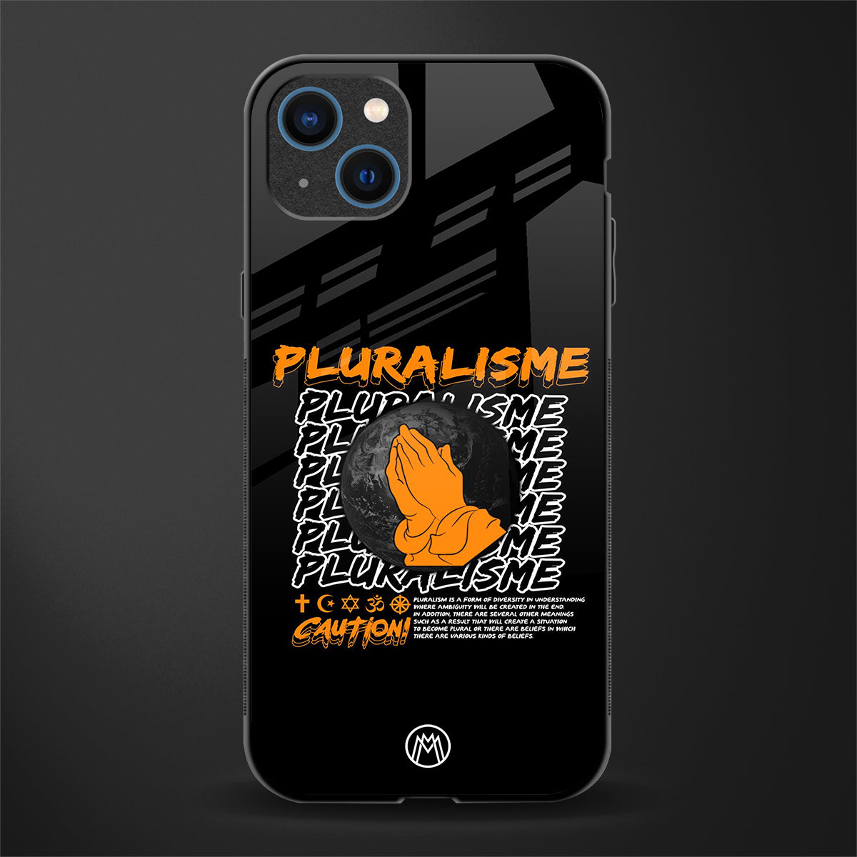 pluralisme glass case for iphone 14 image