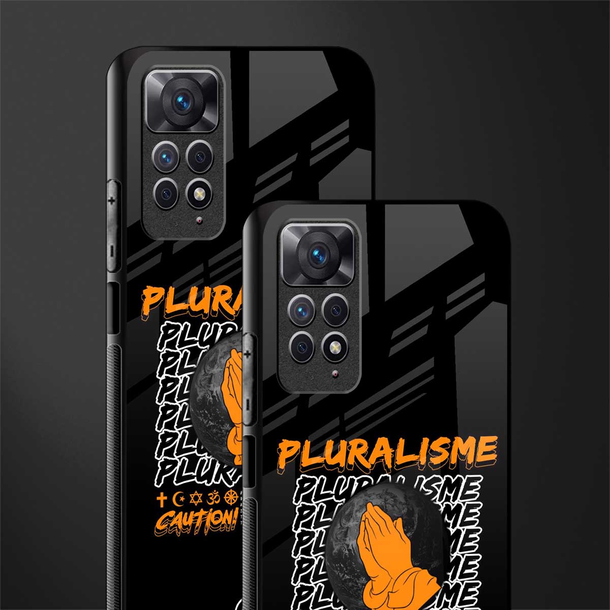 pluralisme back phone cover | glass case for redmi note 11 pro plus 4g/5g