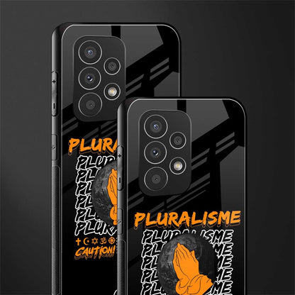 pluralisme back phone cover | glass case for samsung galaxy a23
