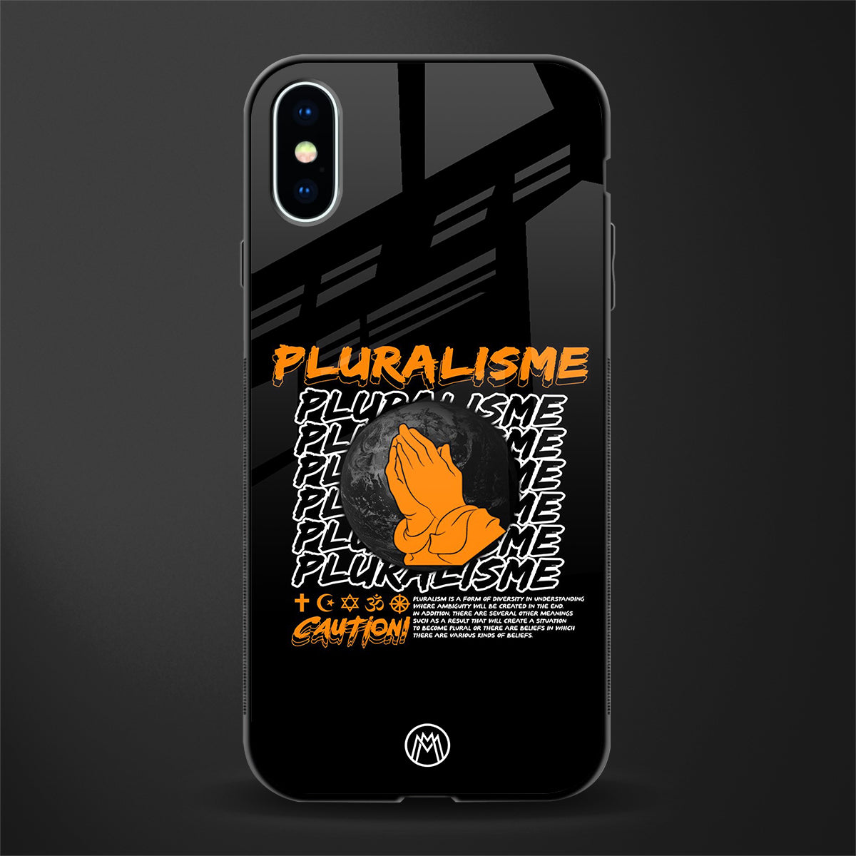 pluralisme glass case for iphone xs image