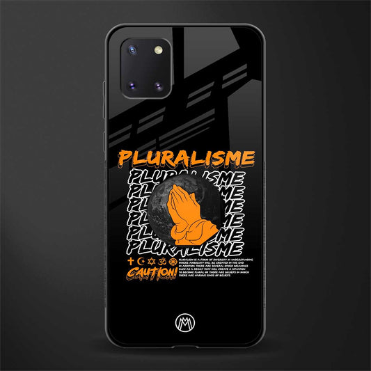 pluralisme glass case for samsung a81 image