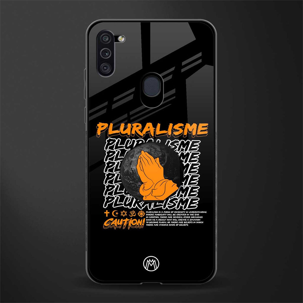 pluralisme glass case for samsung a11 image