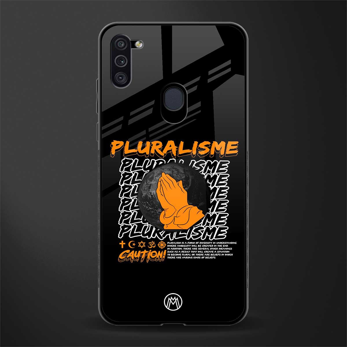 pluralisme glass case for samsung a11 image