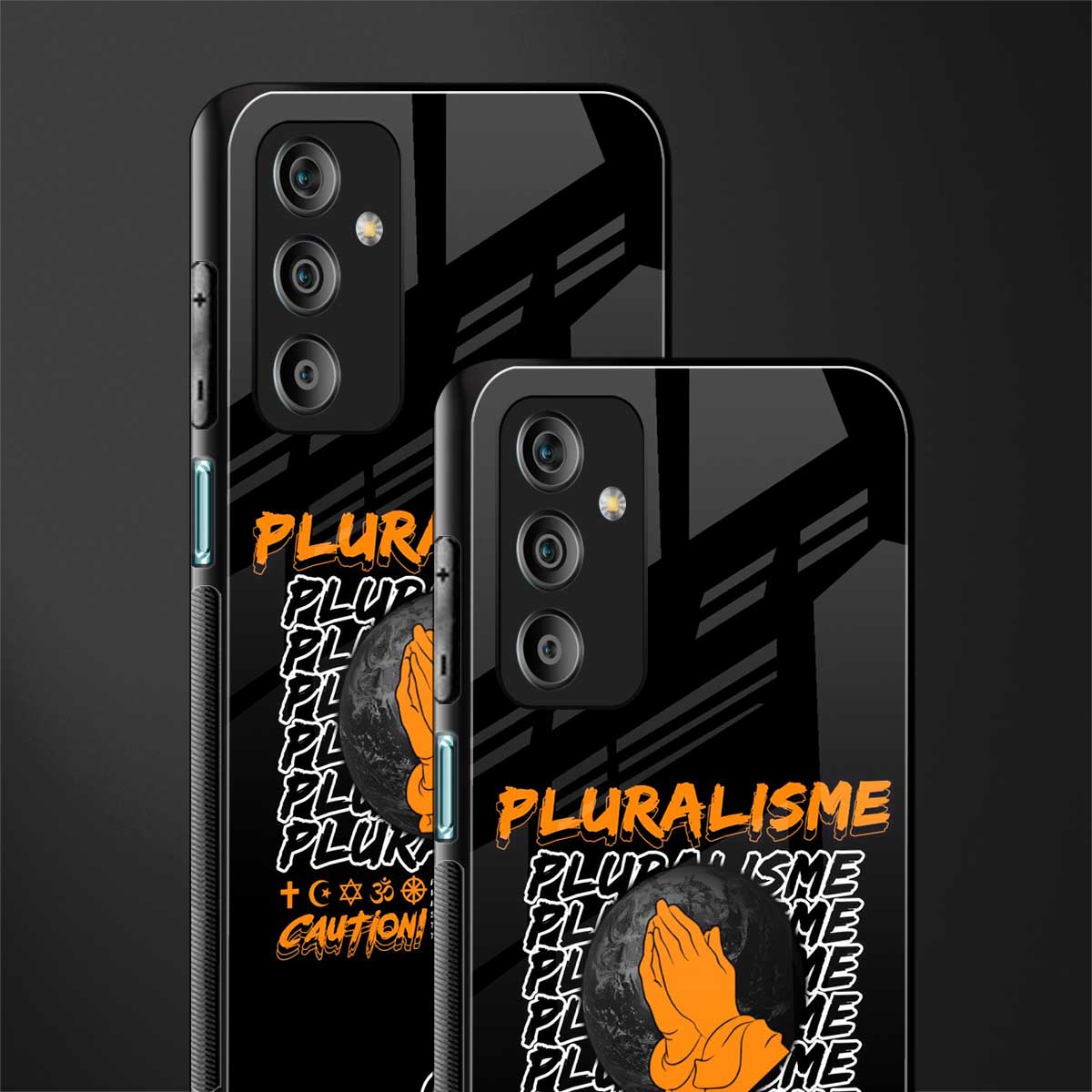 pluralisme back phone cover | glass case for samsung galaxy f23 5g