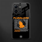 pluralisme back phone cover | glass case for vivo v25-5g