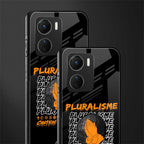 pluralisme back phone cover | glass case for vivo y16