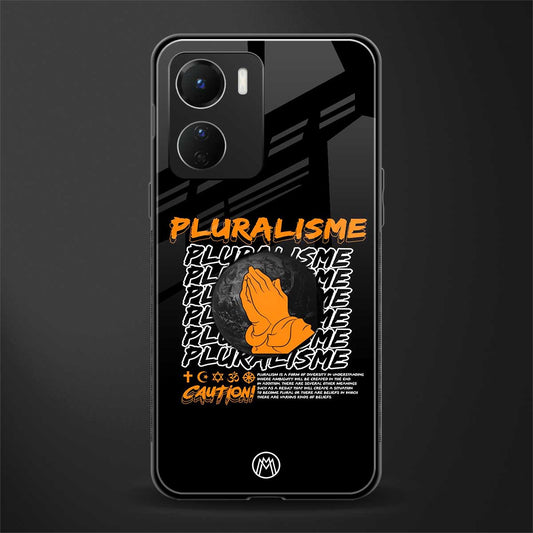 pluralisme back phone cover | glass case for vivo y16