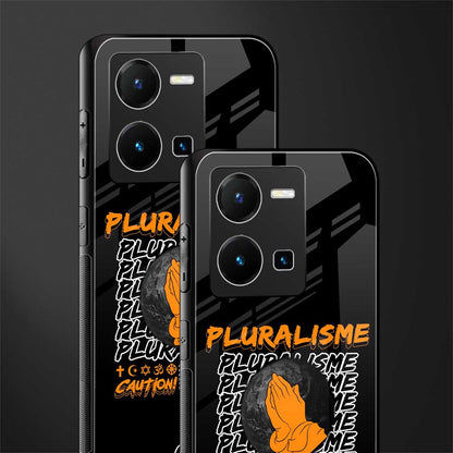 pluralisme back phone cover | glass case for vivo y35 4g
