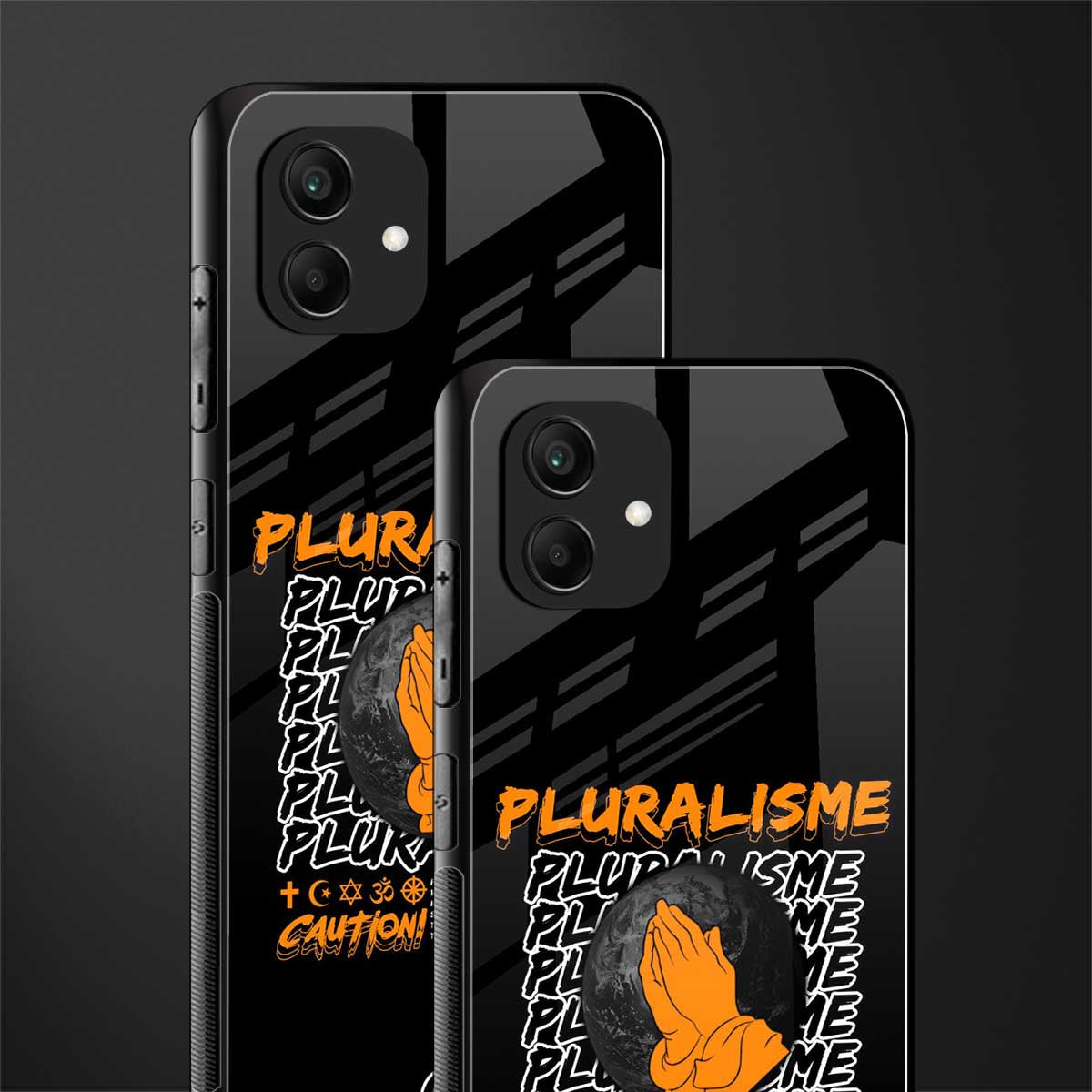 pluralisme back phone cover | glass case for samsung galaxy a04