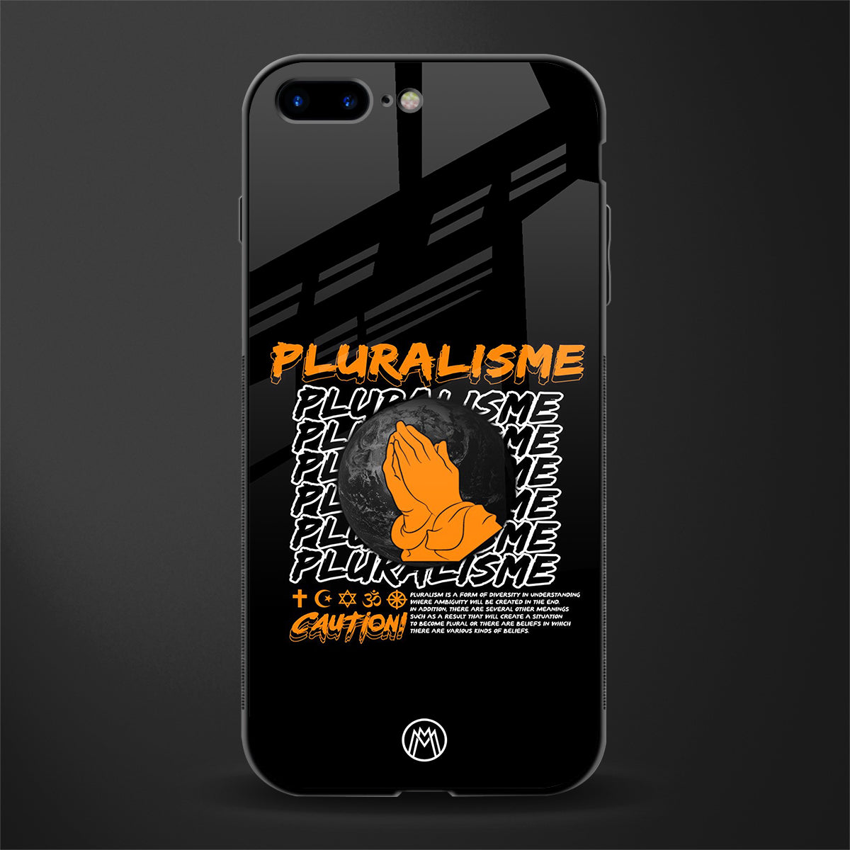 pluralisme glass case for iphone 7 plus image