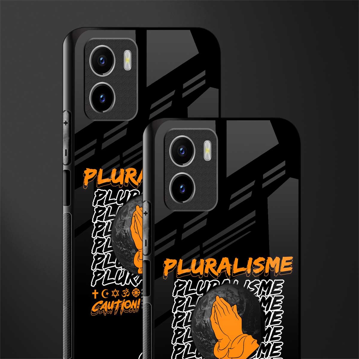 pluralisme back phone cover | glass case for vivo y72
