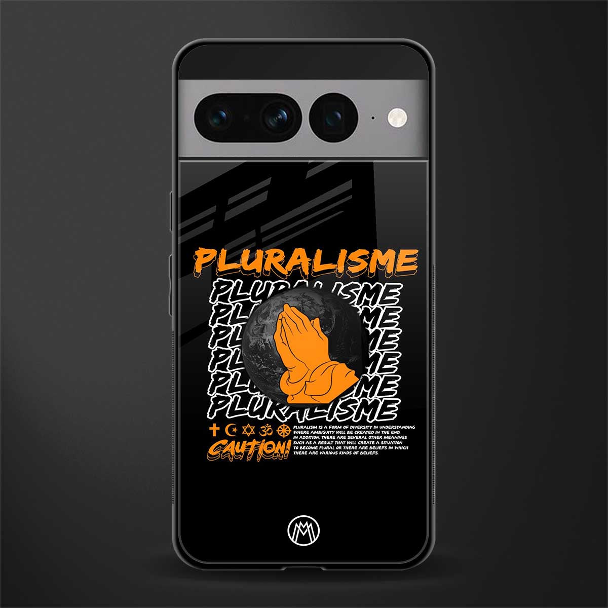 pluralisme back phone cover | glass case for google pixel 7 pro