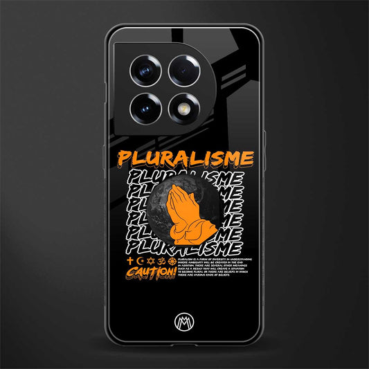 pluralisme back phone cover | glass case for oneplus 11
