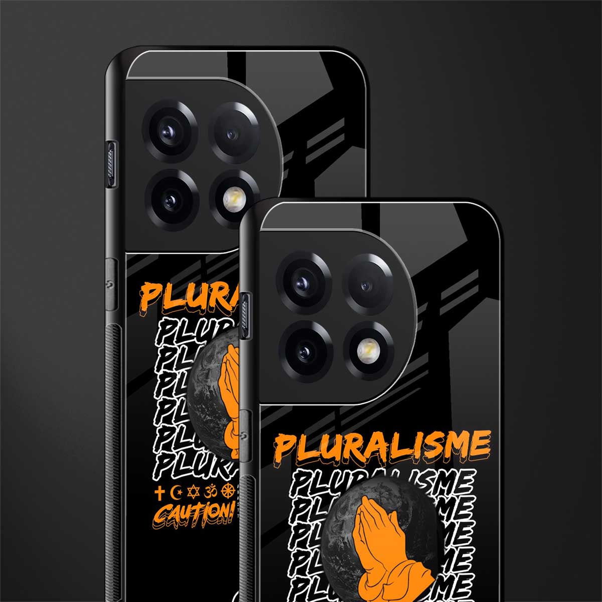 pluralisme back phone cover | glass case for oneplus 11r