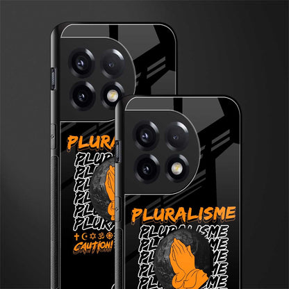 pluralisme back phone cover | glass case for oneplus 11r