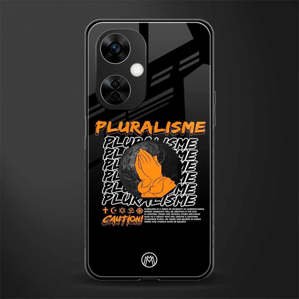 pluralisme back phone cover | glass case for oneplus nord ce 3 lite