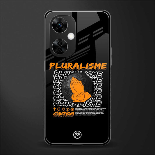 pluralisme back phone cover | glass case for oneplus nord ce 3 lite
