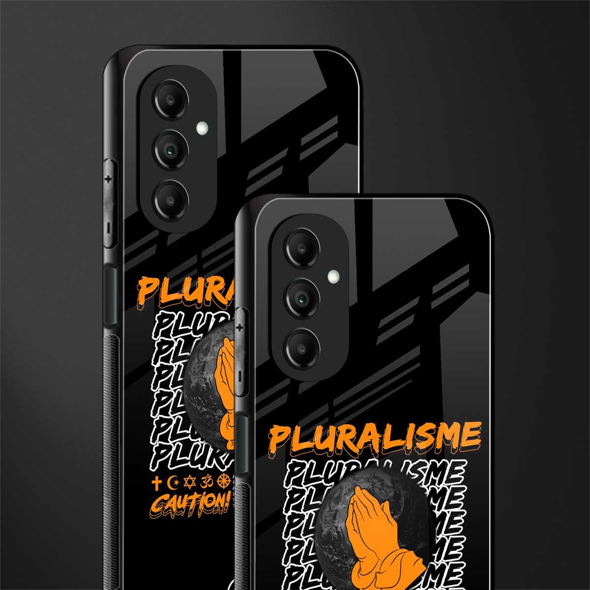 pluralisme back phone cover | glass case for samsung galaxy a14 5g