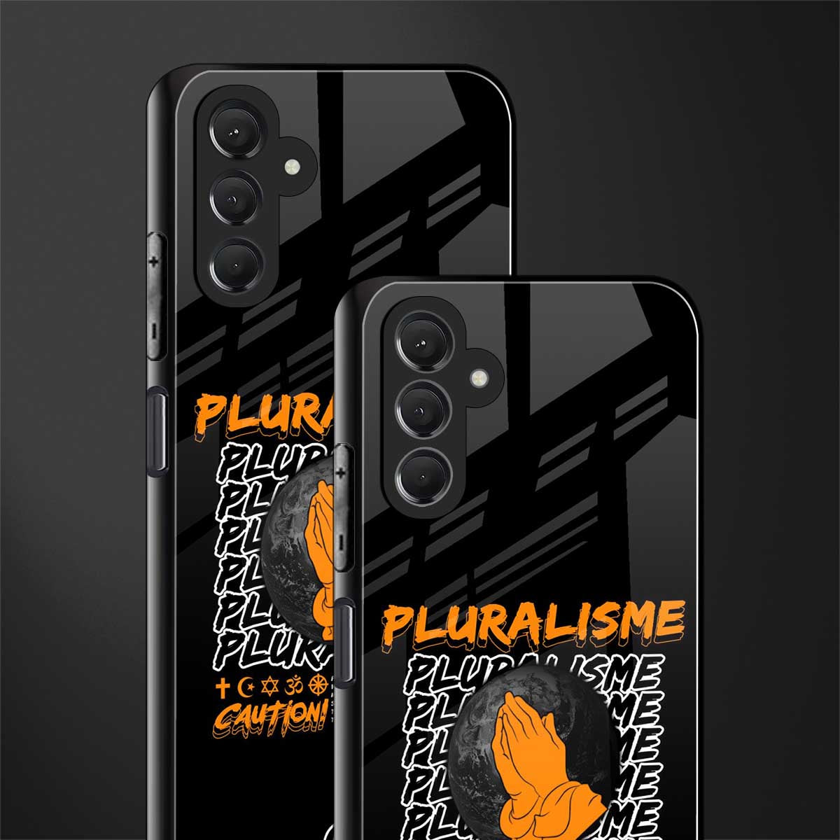 pluralisme back phone cover | glass case for samsun galaxy a24 4g