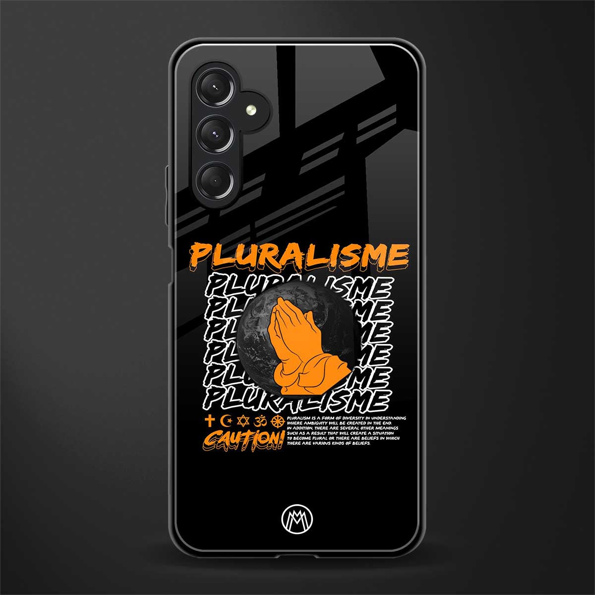pluralisme back phone cover | glass case for samsun galaxy a24 4g