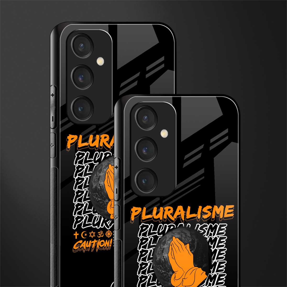 pluralisme back phone cover | glass case for samsung galaxy s23 fe 5g