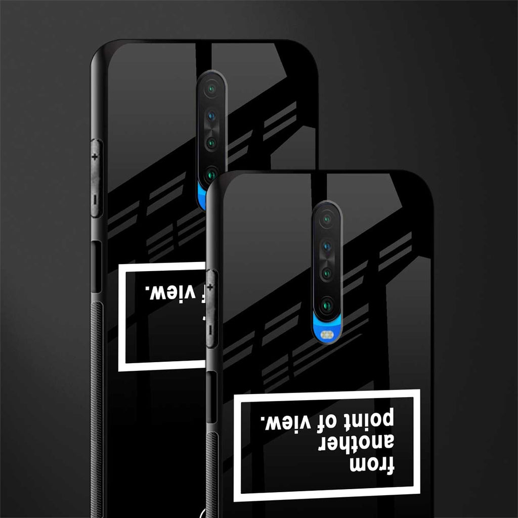 point of view black edition glass case for poco x2 image-2