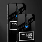 point of view black edition glass case for poco x2 image-2