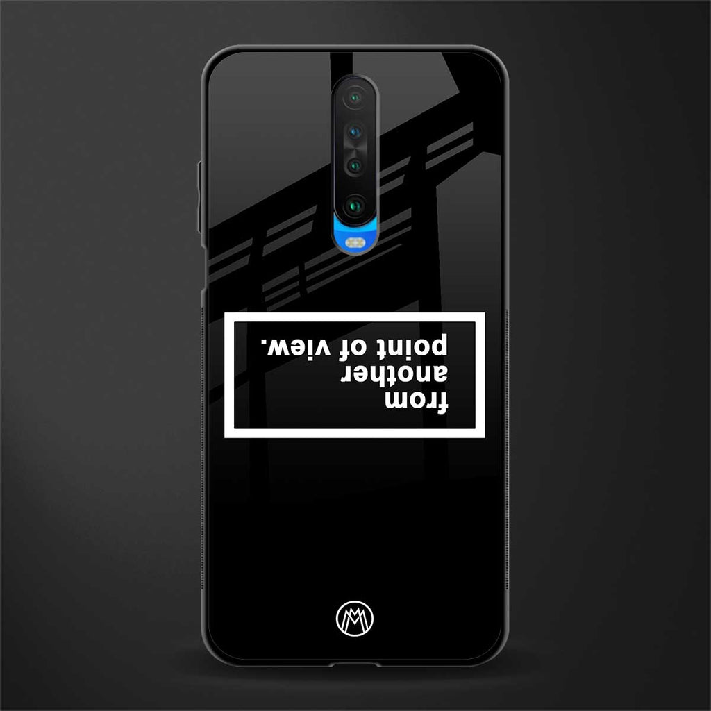point of view black edition glass case for poco x2 image