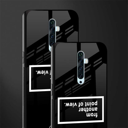 point of view black edition glass case for oppo reno 2f image-2