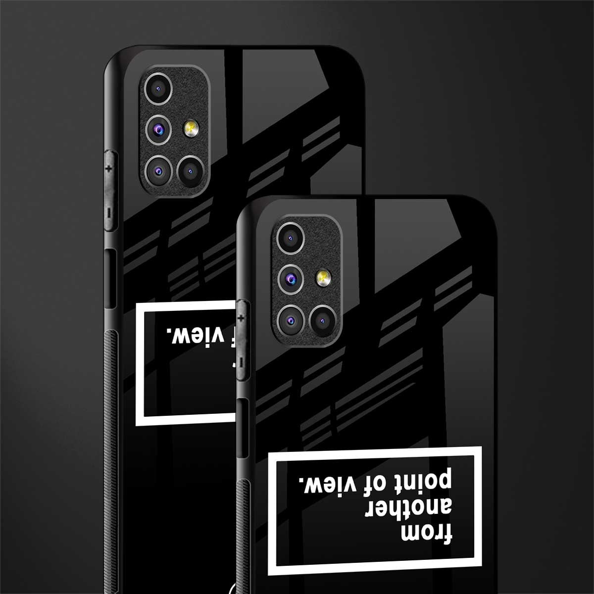 point of view black edition glass case for samsung galaxy m51 image-2