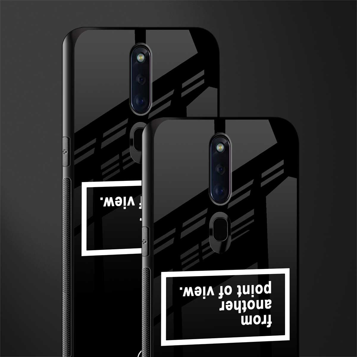 point of view black edition glass case for oppo f11 pro image-2