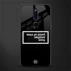 point of view black edition glass case for oppo f11 pro image