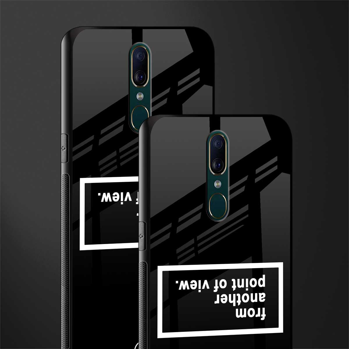point of view black edition glass case for oppo a9 image-2