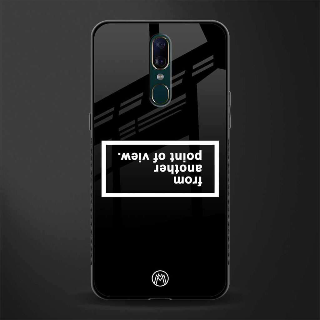 point of view black edition glass case for oppo a9 image