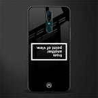 point of view black edition glass case for oppo a9 image