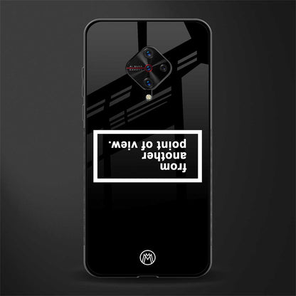 point of view black edition glass case for vivo s1 pro image